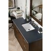 James Martin Vanities Metropolitan 48in Single Vanity, American Walnut w/ 3 CM Charcoal Soapstone Quartz Top 850-V48-AWT-3CSP